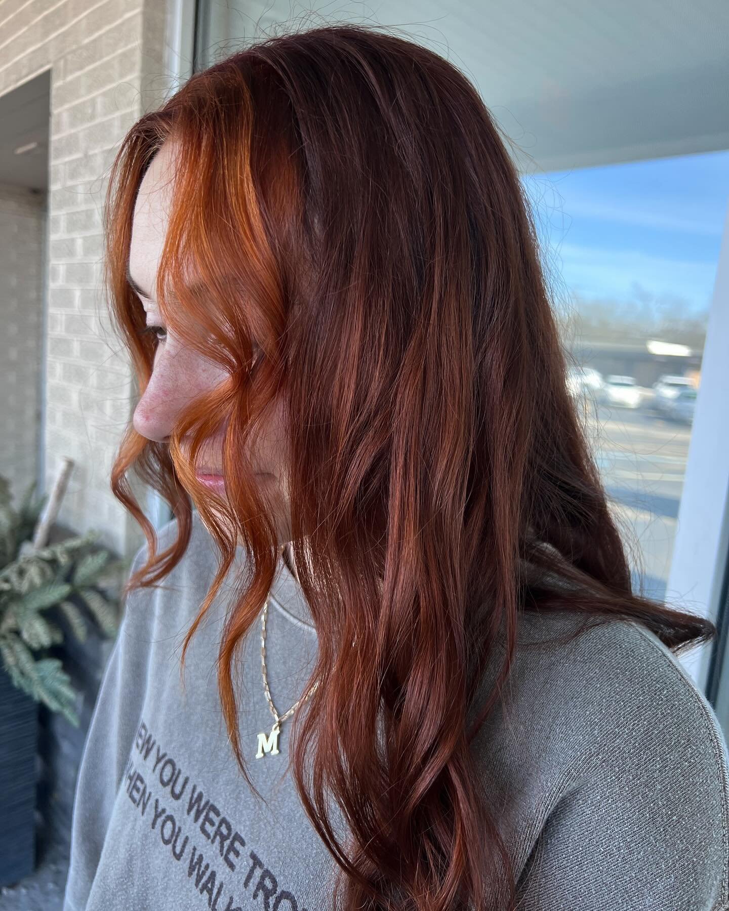 Loved how the copper turned out for this sweet soul! The money piece brings this all together!!
-
-
-
-
-
-
#cosmetology #cosstudent #copper #hair #haircolor #moneypiece