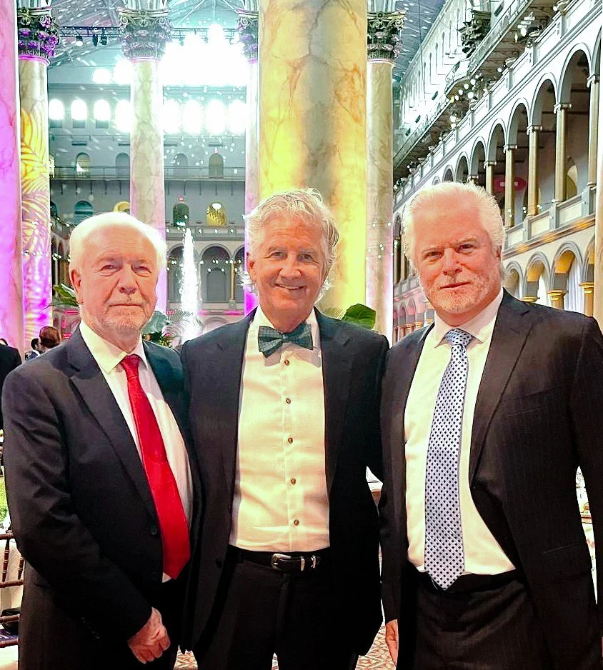 Dr. Allan Syms, Bill Behnke and Gerry McDougall at the Prevent Cancer Foundation’s 2026 Annual Gala in Washington, D.C.