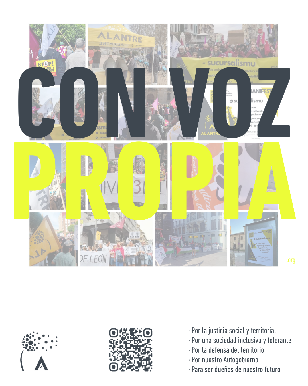 Alantre presenta los ejes del programa con el que concurrirá a las elecciones “con voz propia”