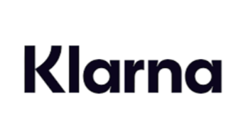 Klarna logo in black text.