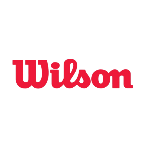 The word 'Wilson' in red cursive font on a white background - Tennis Store | Swimming Pools of Tupelo | Outdoor Superstore. .