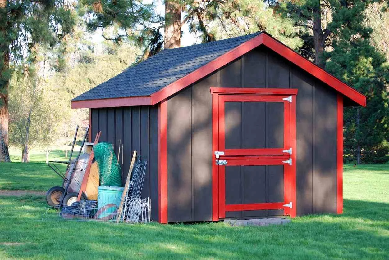 Custom Shed on a Sloped