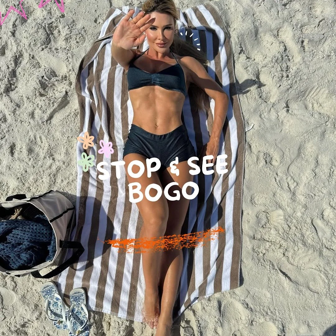 ✨ STOP &amp; SEE ✨
Because bikinis this good don&rsquo;t last long&hellip; 👙🌴
👉 Buy 2, Get 2 FREE ! Yes, 4 Brazilian bikinis for the price of 2!
Mix, match &amp; double your summer vibes ☀️
📌 Limited time only &rarr; Shop now through our link in 