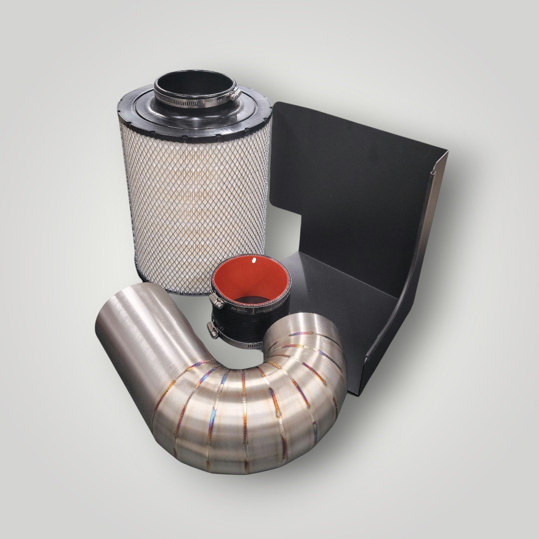Cold air intake for 5.9L 12/24V Cummins Engines in 1994-2002 Ram 2500/3500 pickups