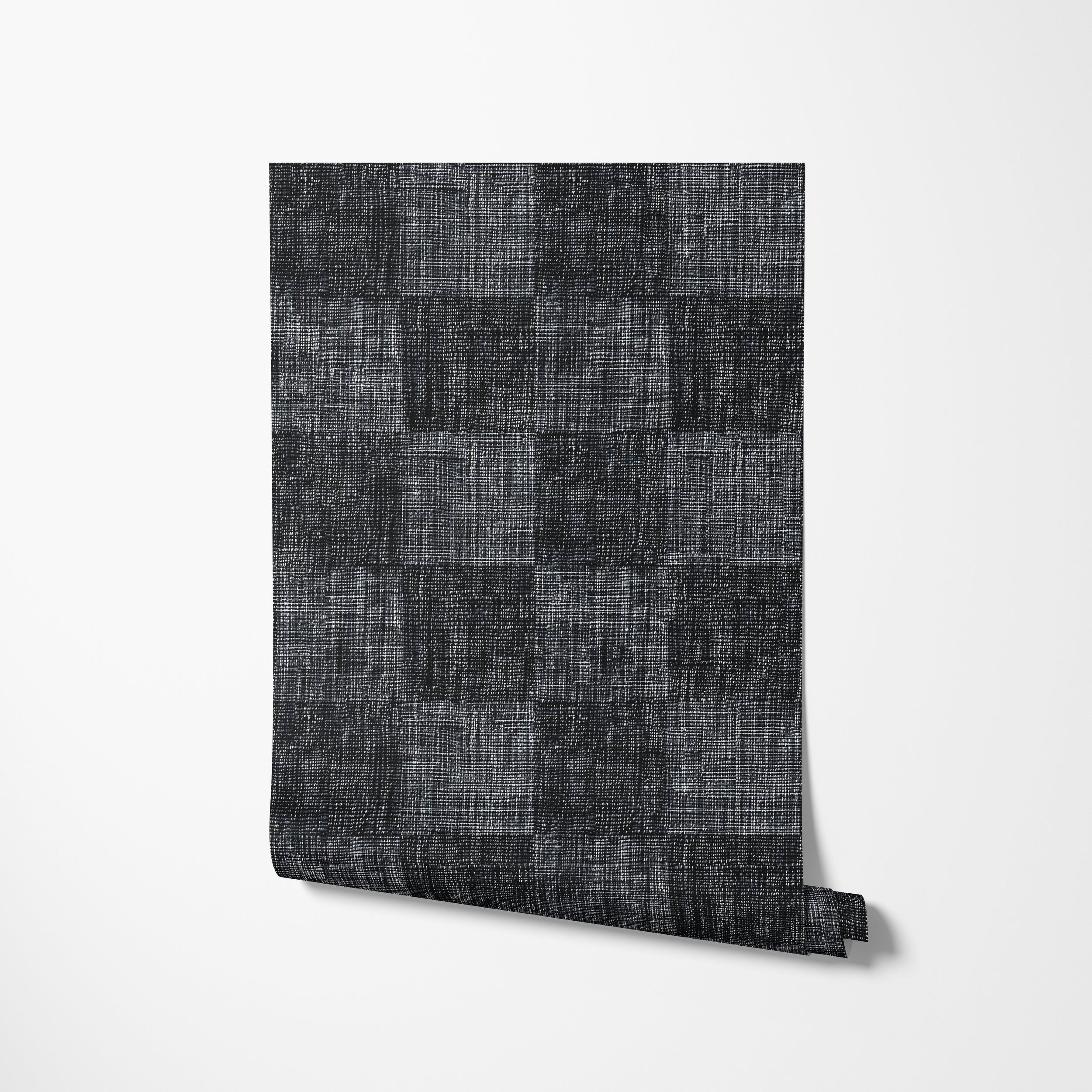 Wallpaper-unrolling-on wall-core-grAPHITE-check me.jpg