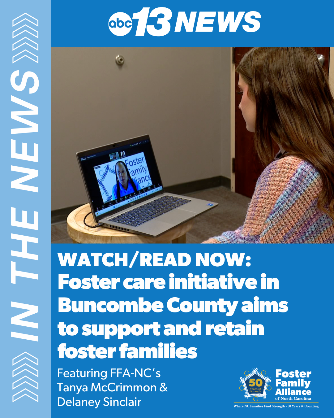 Foster care initiative in Buncombe County aims to support and retain foster families