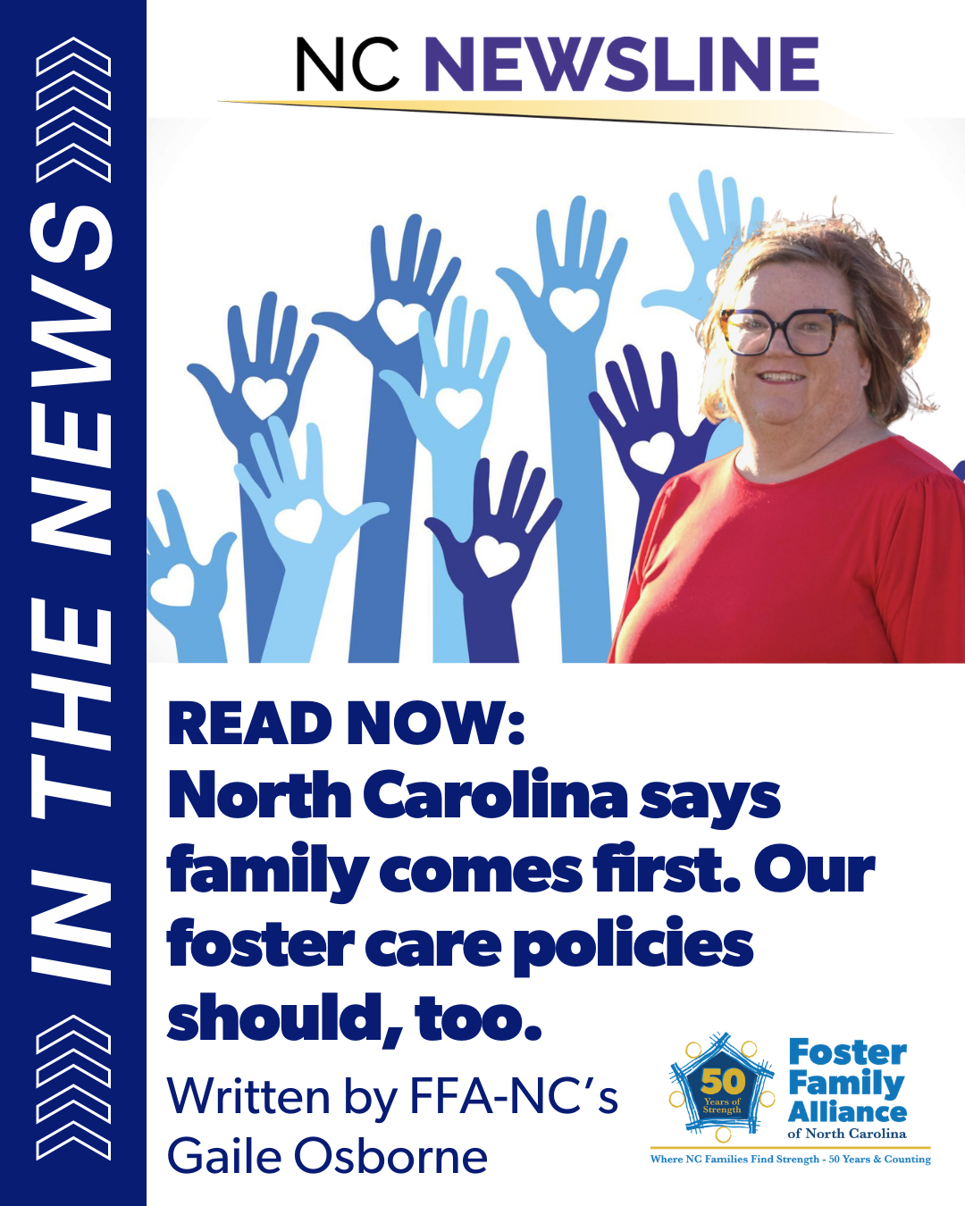 NC Newsline Commentary: North Carolina says family comes first. Our foster care policies should, too.