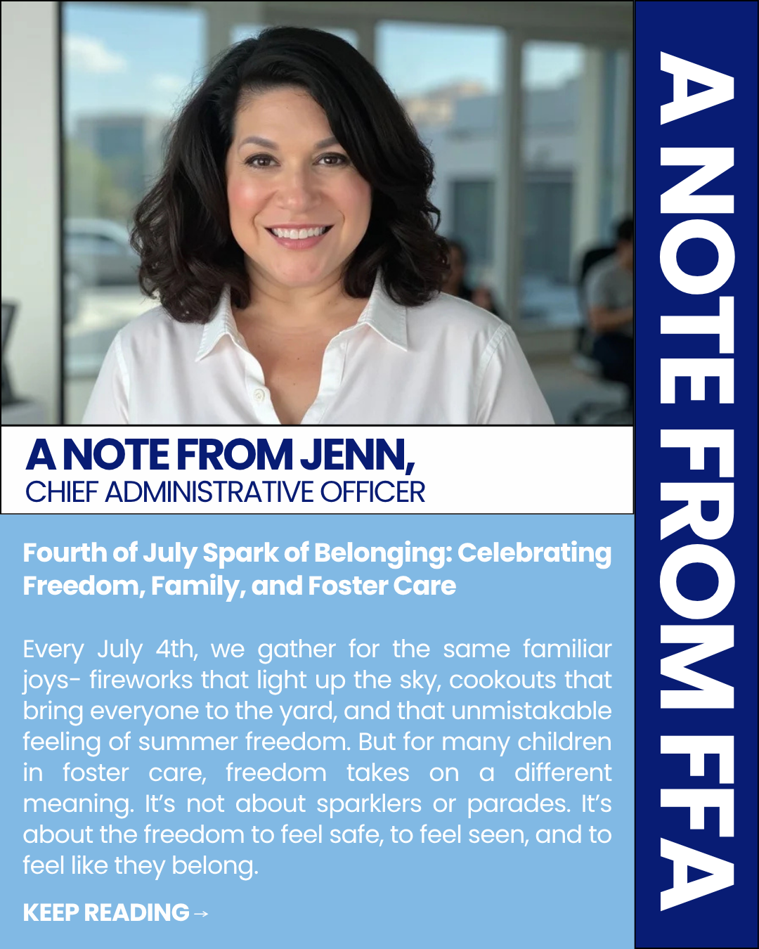 A Note from Jenn Stout 