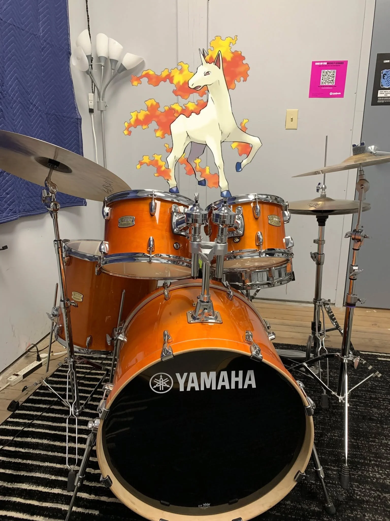 You ever feel like drum sets have some kind of deeper spiritual connection to some of the original 151 Pokemon? No? Just us? Either way, here are the pairings we find fitting:

1. Rapidash
2. Poliwag
3. Raticate
4. Tangela
5. Magmar
6. Exeggcute
7. G