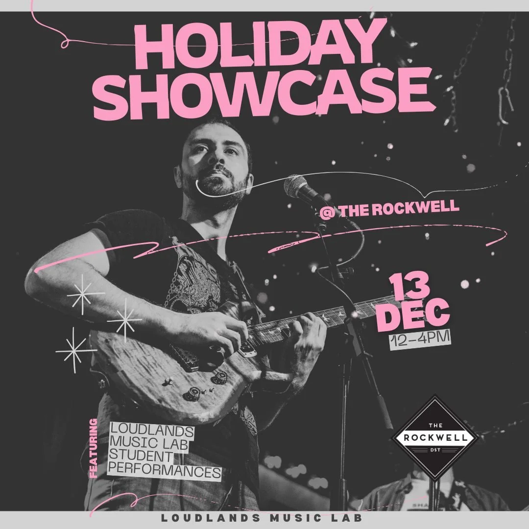 ‼️‼️Our upcoming Student Showcase is next Saturday 12/13 at the Rockwell in Somerville! Performances start at 12 PM sharp. Come out to show support for all the hard work our students have been putting in this past year. Tickets are available by follo