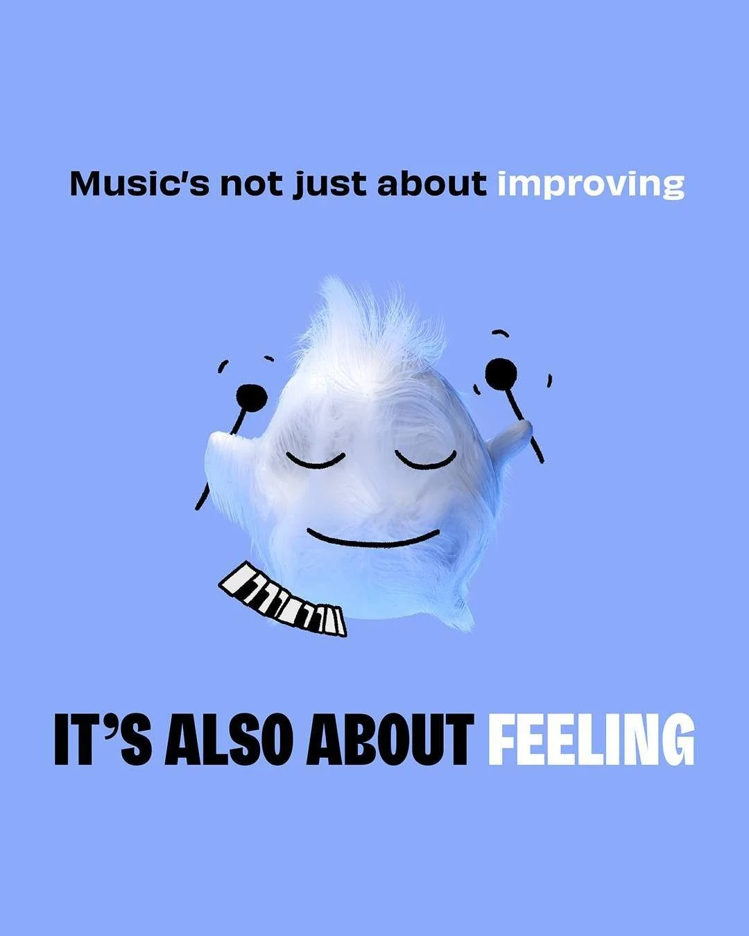 We tend to attach ambition to everything in our lives; we want to grow and overcome obstacles.  While this is often a good thing, sometimes it can be a trap.  Ambition can lead us to feel like we are always becoming but never BEING. 
Musicians like u