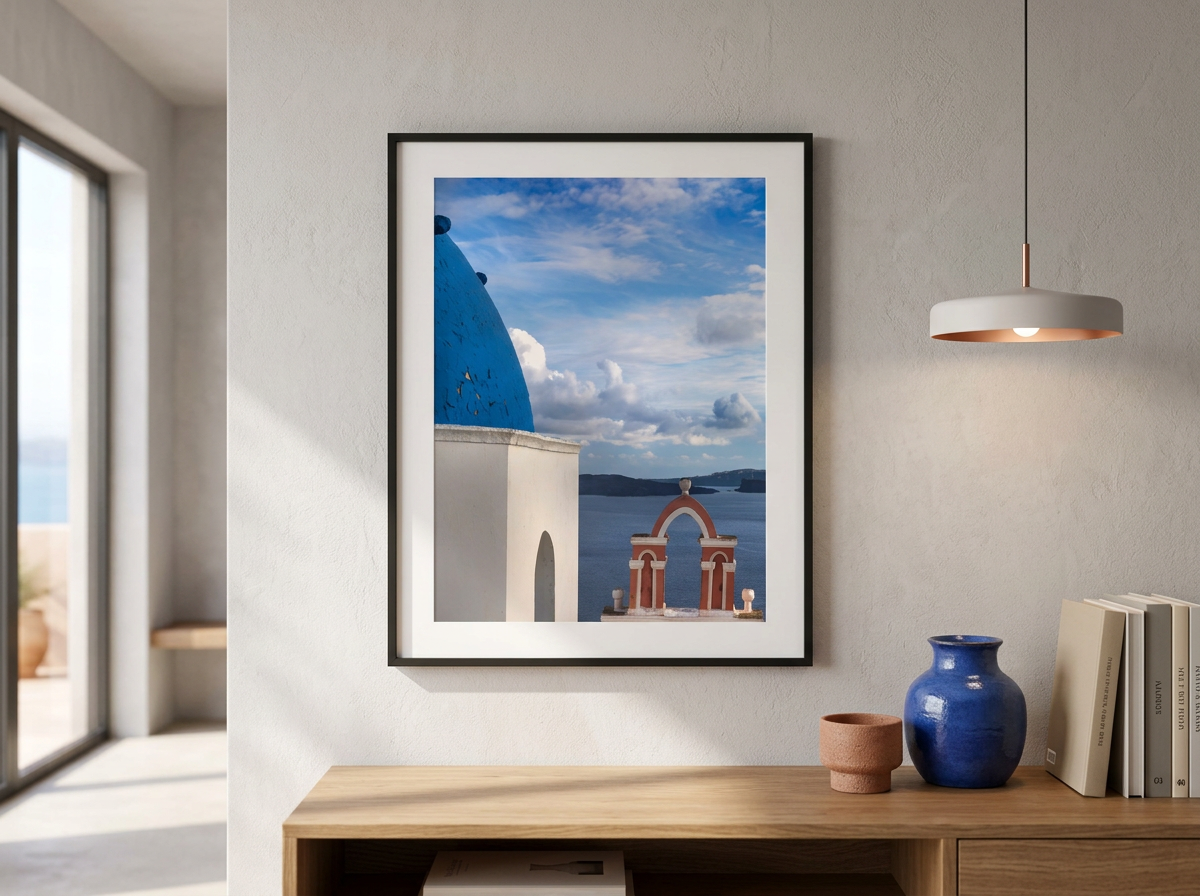 Worldwide Shipping for Limited-Edition Art Prints
Shop limited-edition fine art photography from Oia, Santorini, with artwork shipped directly to collectors worldwide. Discover premium prints inspired by the Greek islands and enjoy high-quality wall 