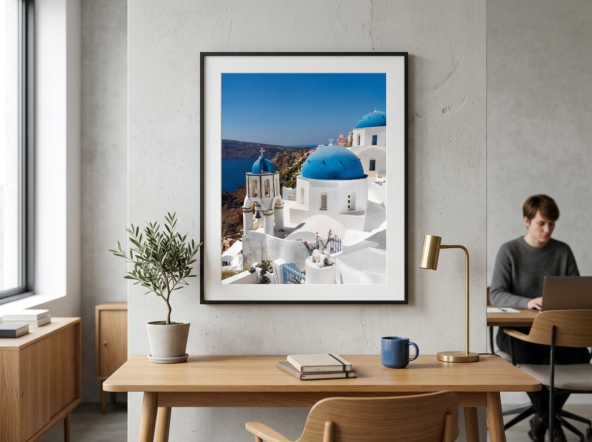 Online Fine Art Photography Gallery in Oia
Browse an online collection of fine art photography from Oia, Santorini, featuring atmospheric island landscapes, architectural details and Mediterranean seascapes. Purchase limited-edition prints online and