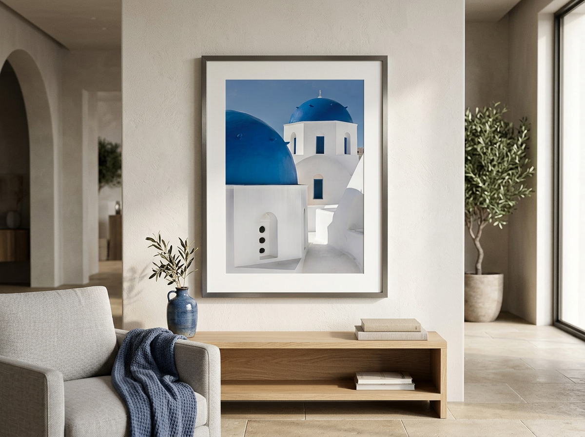 Buy Oia Fine Art Photography Online
Buy Oia fine art photography online from a specialist Santorini gallery offering carefully produced limited-edition prints. Explore atmospheric photographs of the island’s architecture, sunsets and sea views, then 