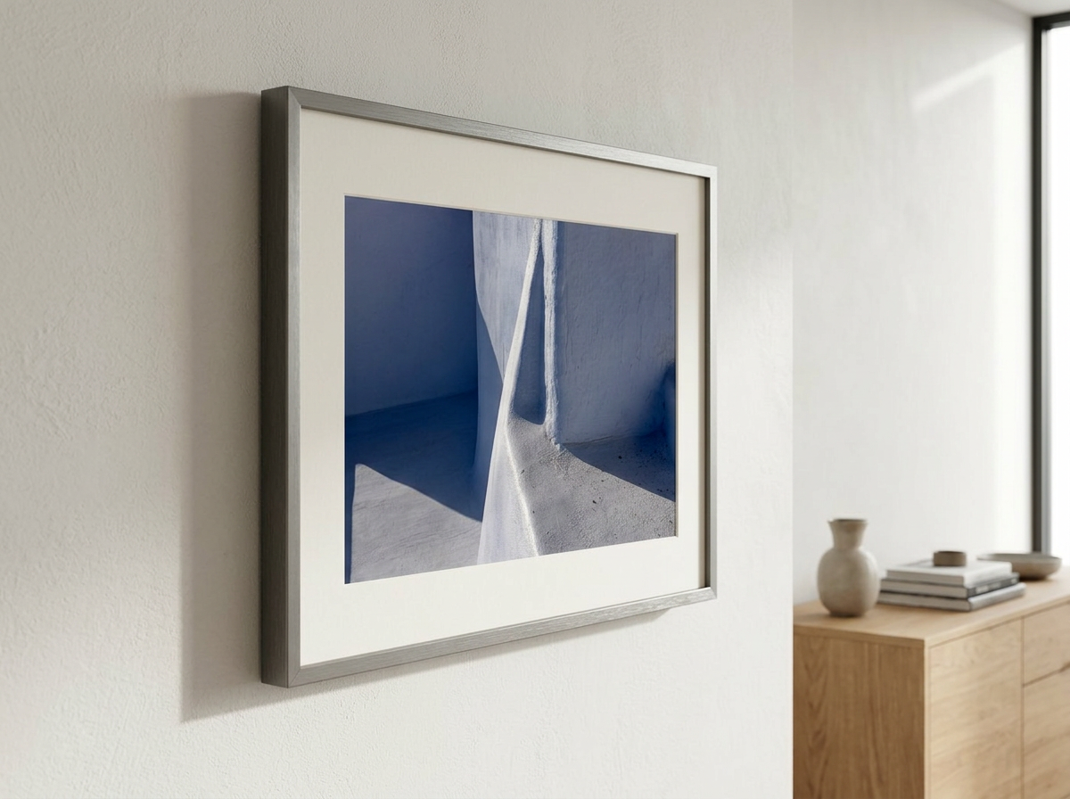 A collectible Oia photography artwork featuring the island’s distinctive scenery and Mediterranean atmosphere. Limited-edition fine art prints are available online for collectors and visitors who want a lasting connection to Santorini.