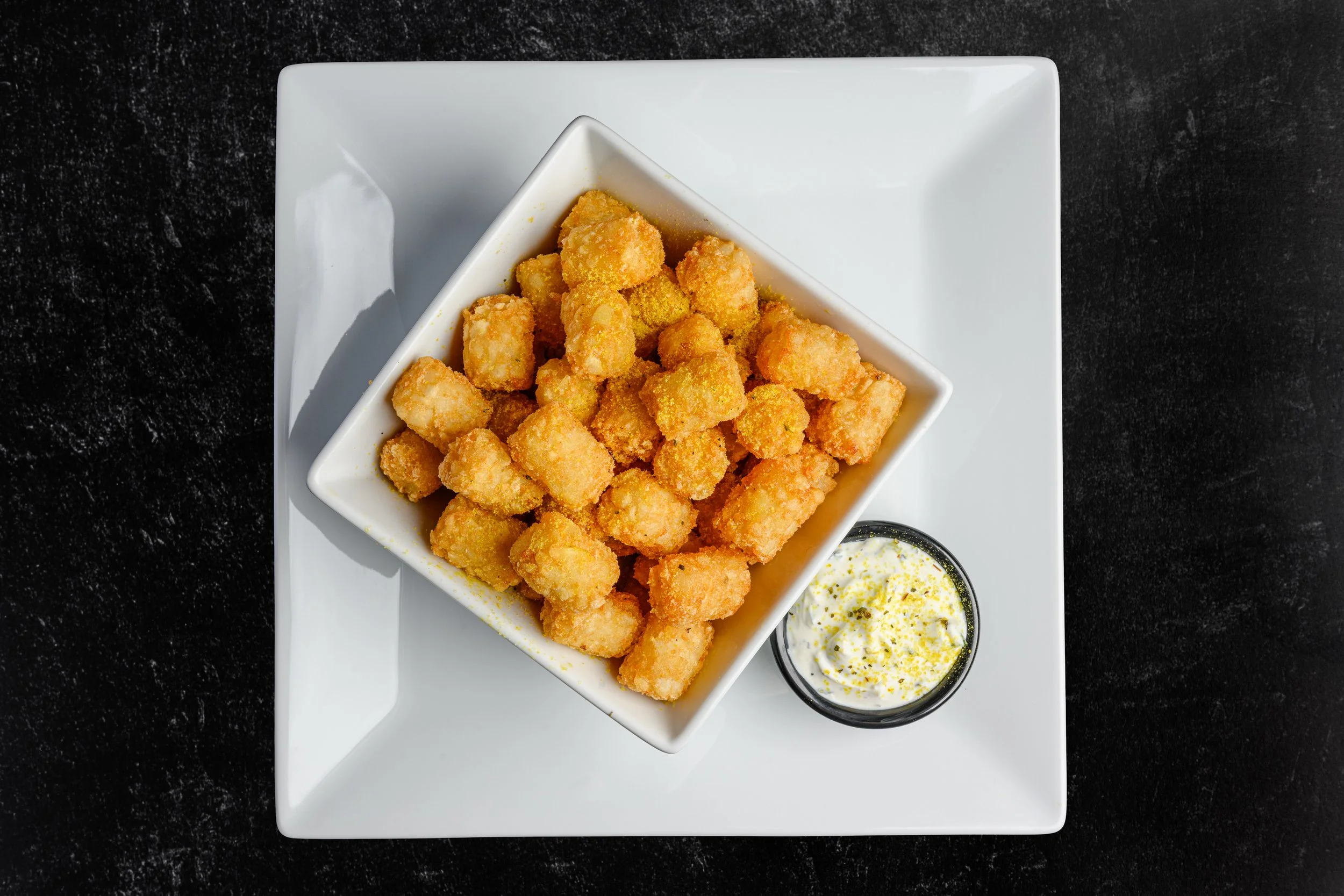 || LEMON TATER TOTS || + Comes with Your Choice of Dipping Sauce 