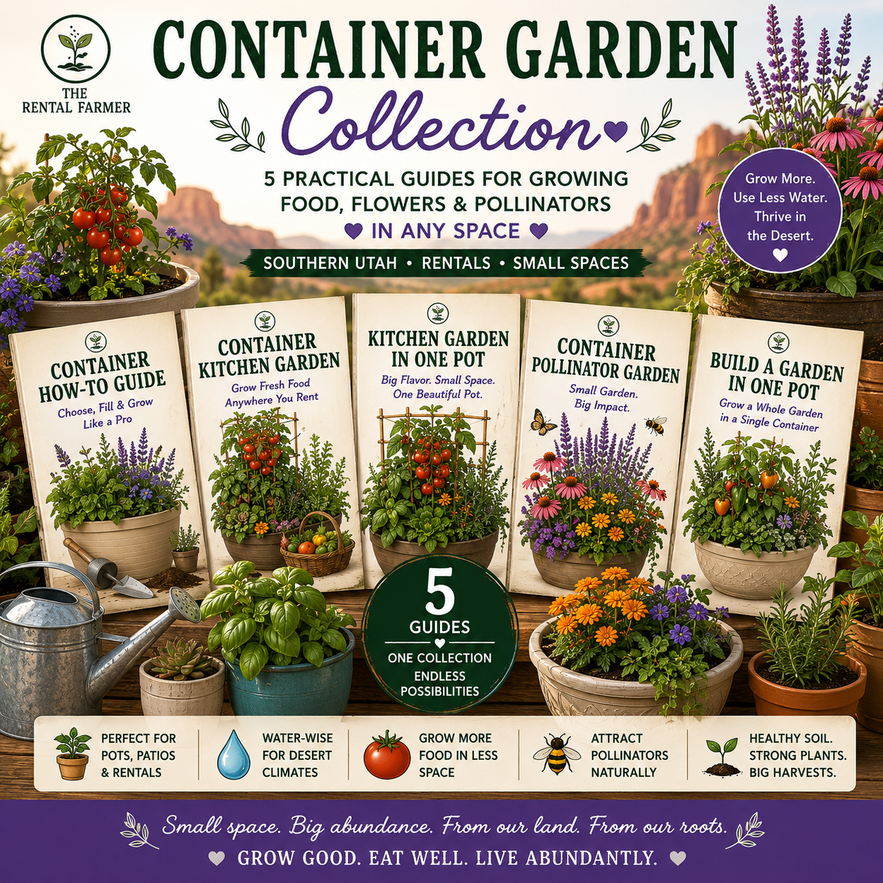 Container Garden Collection - 5 Garden Guides