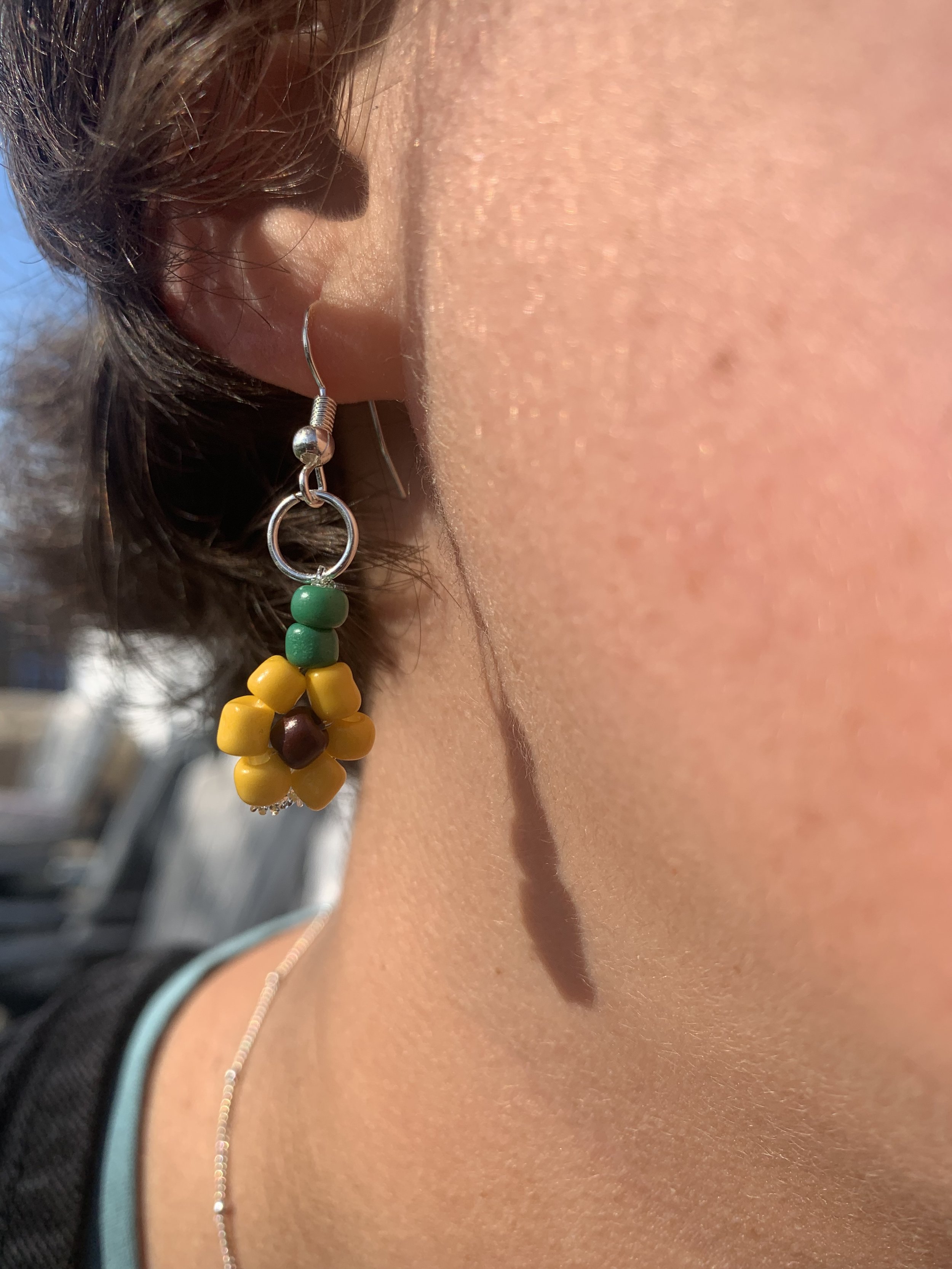 Sunflower Earrings