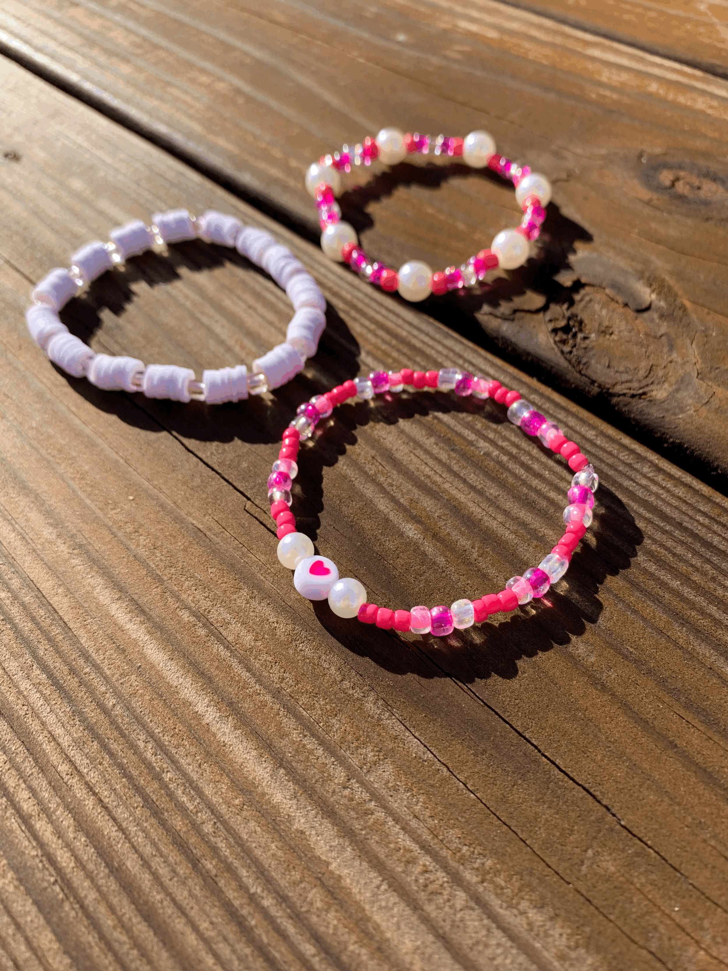 Pretty In Pink Bracelet Set
