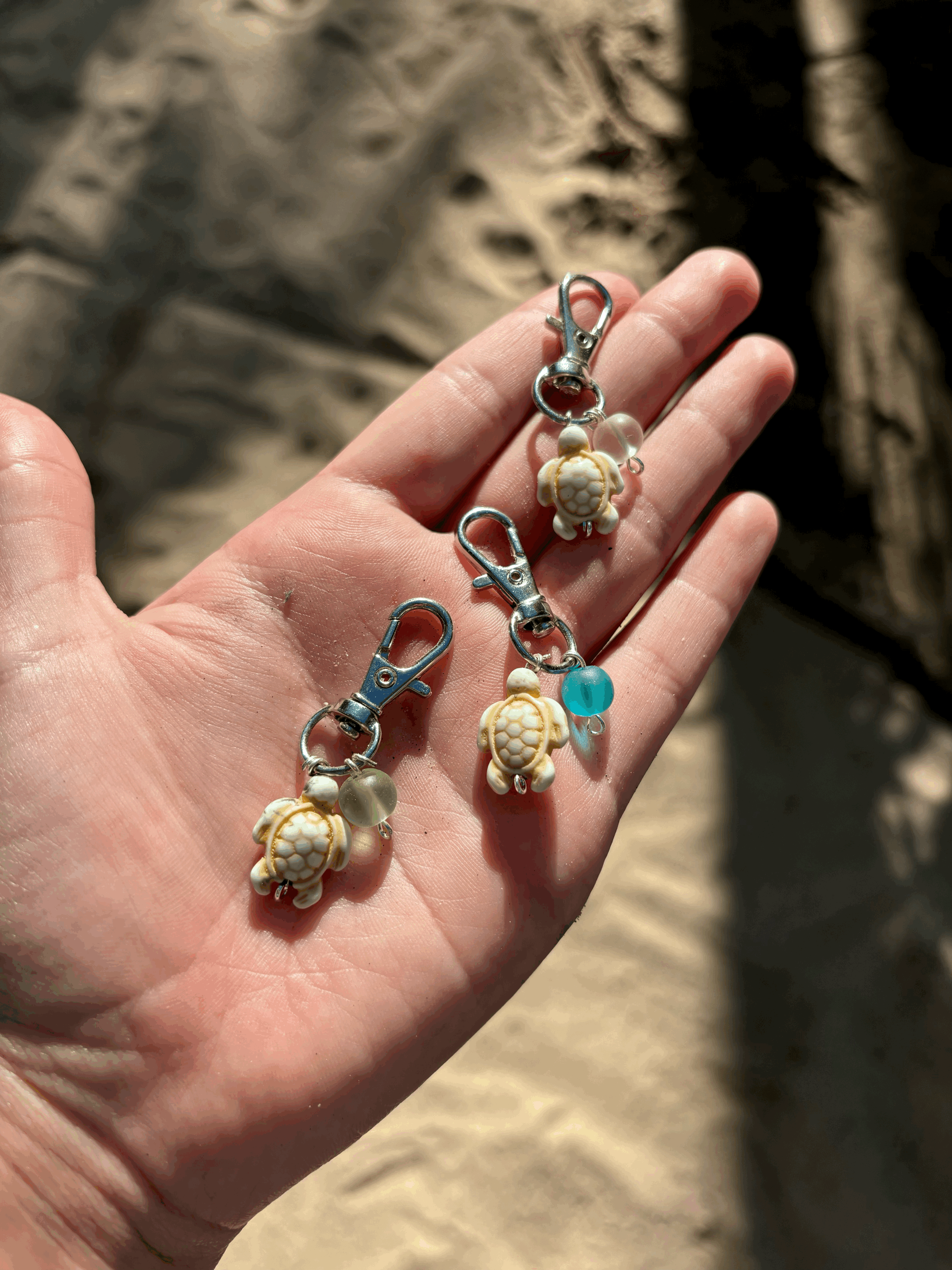 Tiny Turtle Keychain