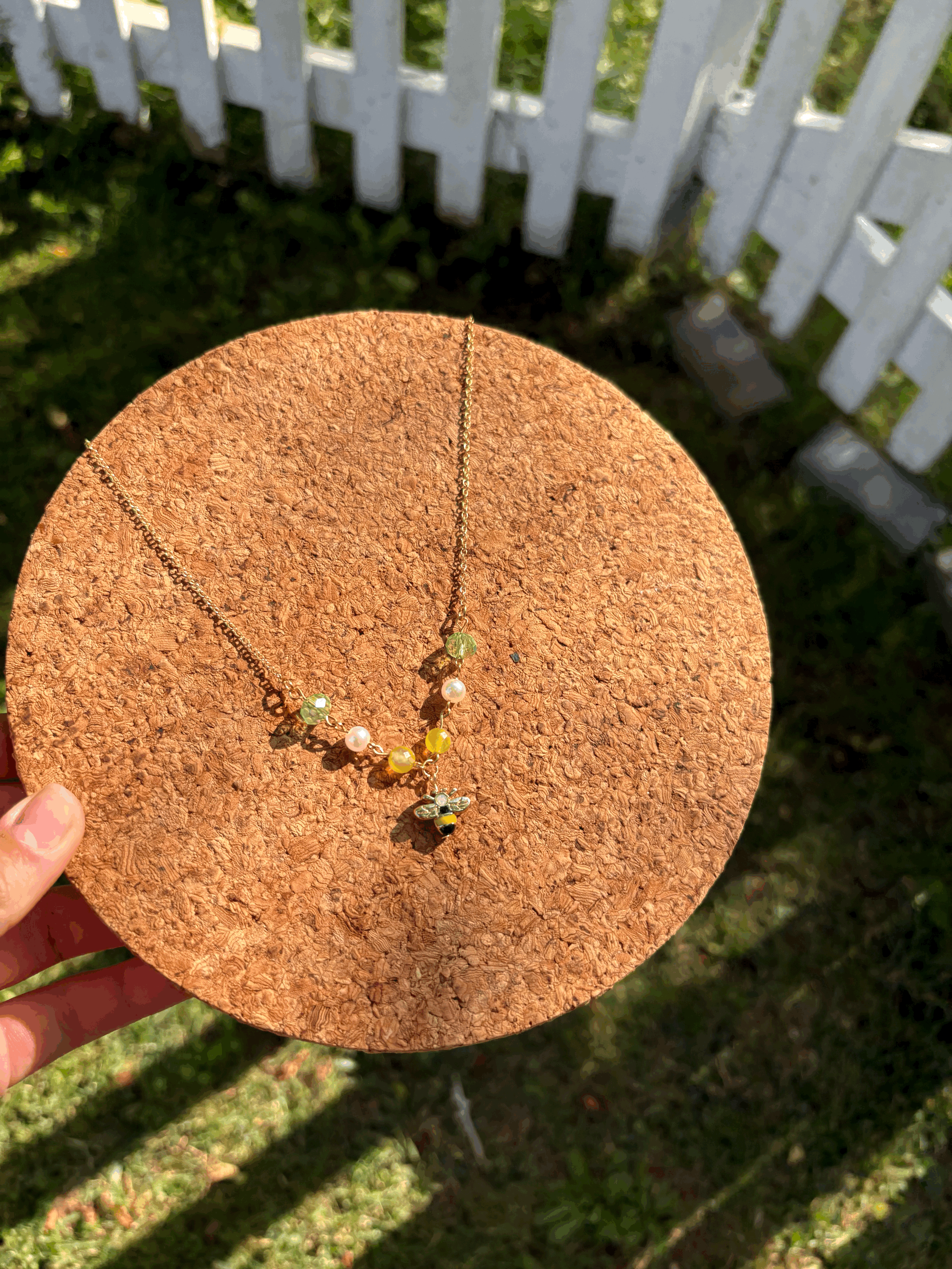 Happy Honeybee Necklace