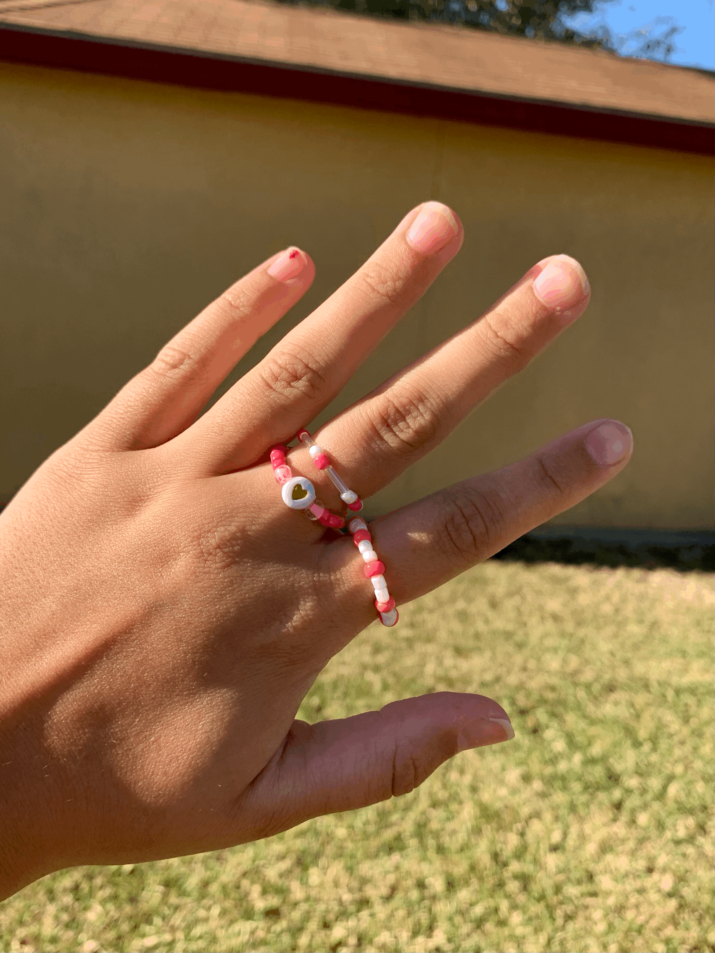 Blushing Pink Ring Set