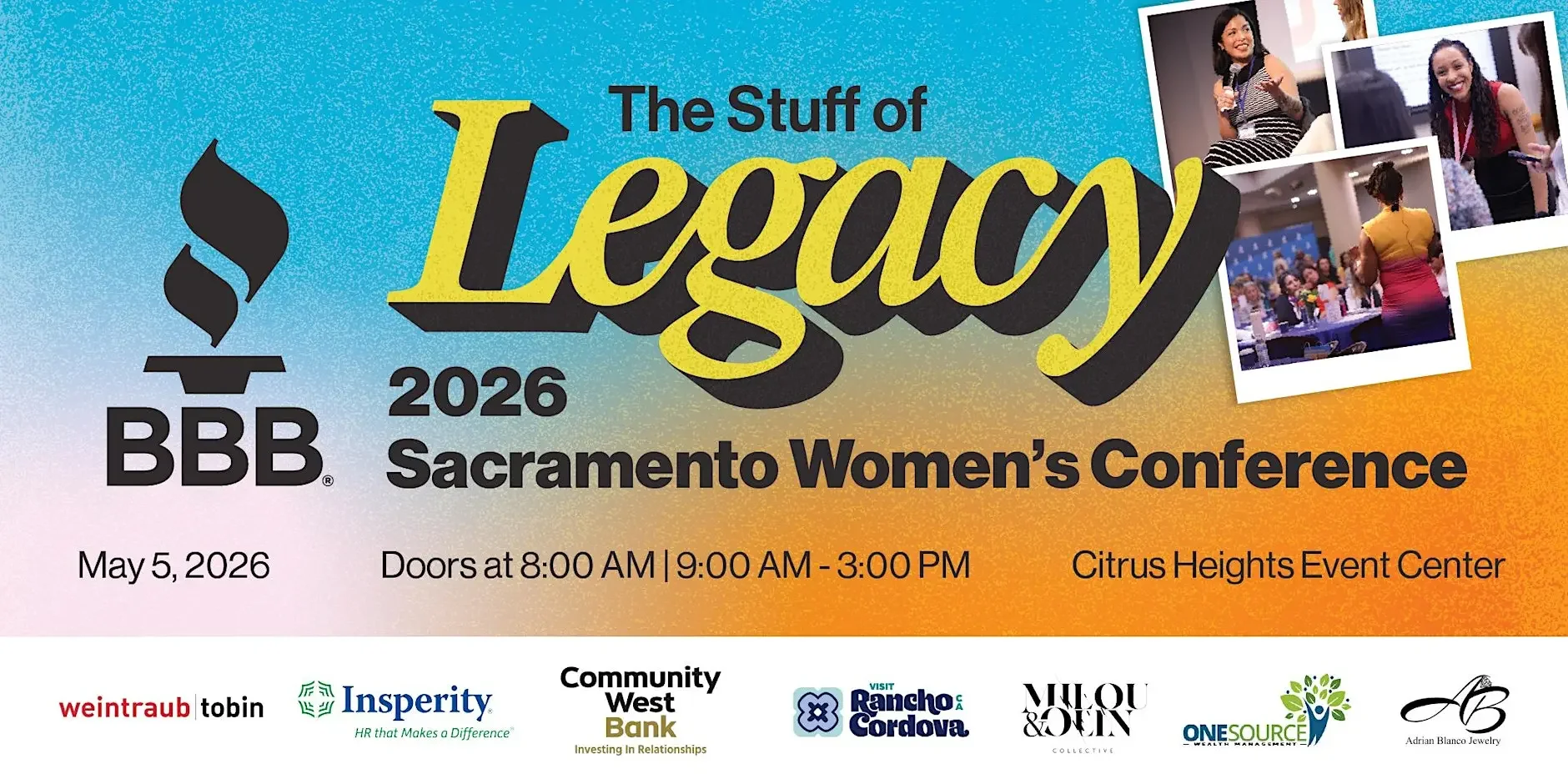 Better Business Bureau Sacramento: Women's Conference