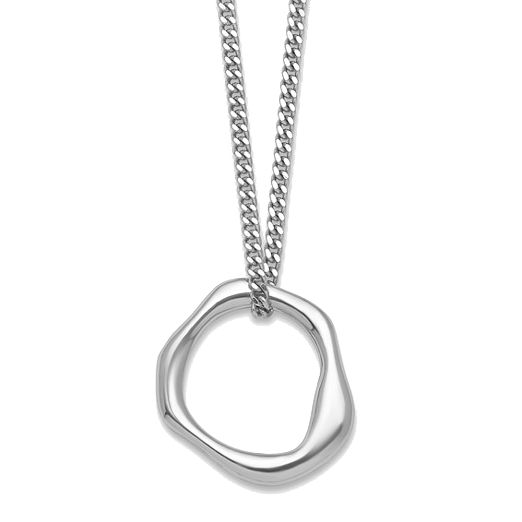 Sterling Silver Abstract Pendant