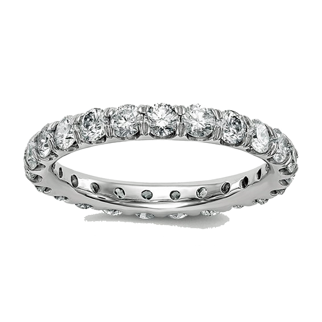 Platinum Eternity Band with Lab Grown Diamonds