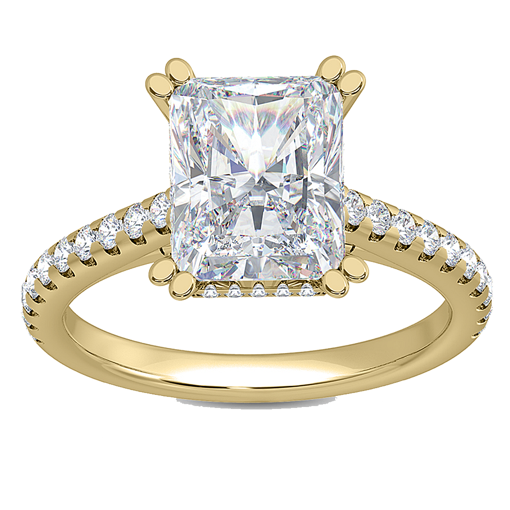 18K Yellow Gold Ring Mount