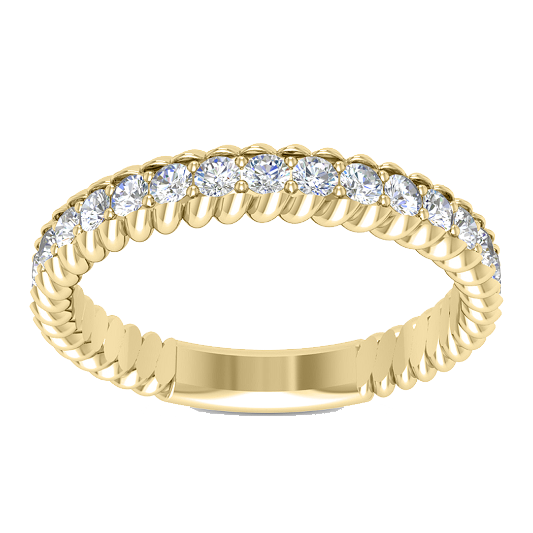 10K Yellow Gold Diamond Band