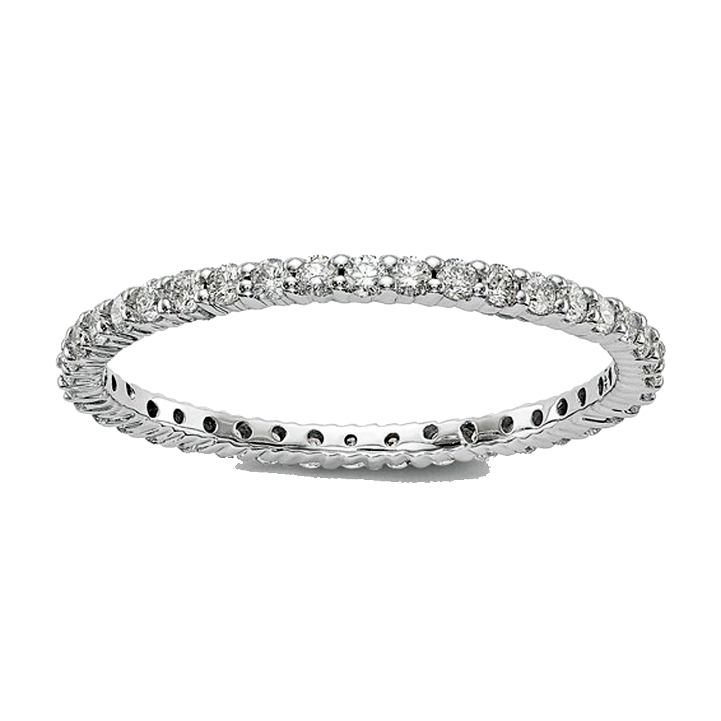 Platinum Diamond Eternity Band