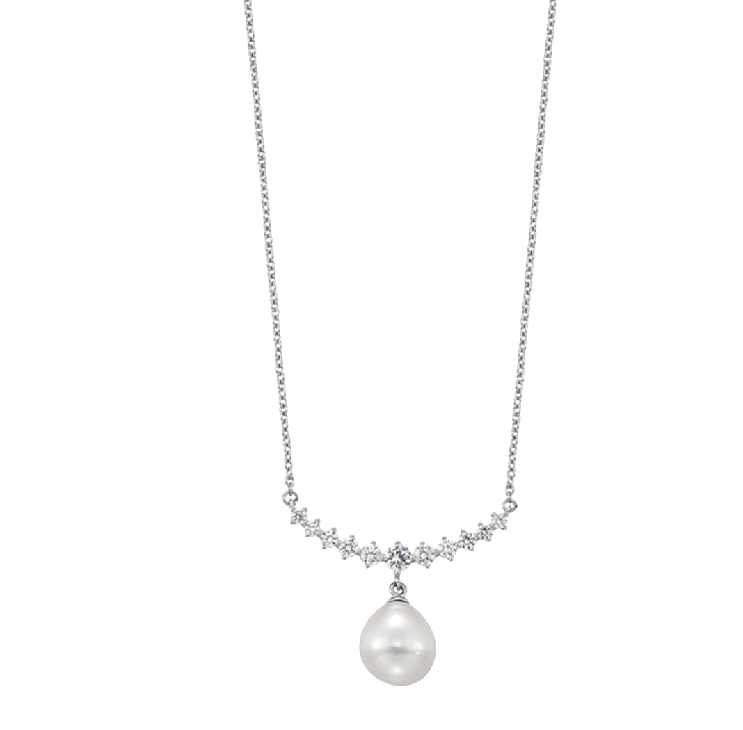 Sterling Silver Pearl Necklace