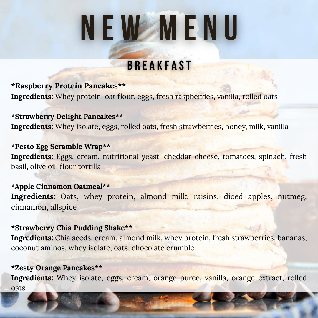 (NEW) BYOB~ Choose your own meals or let us pick!