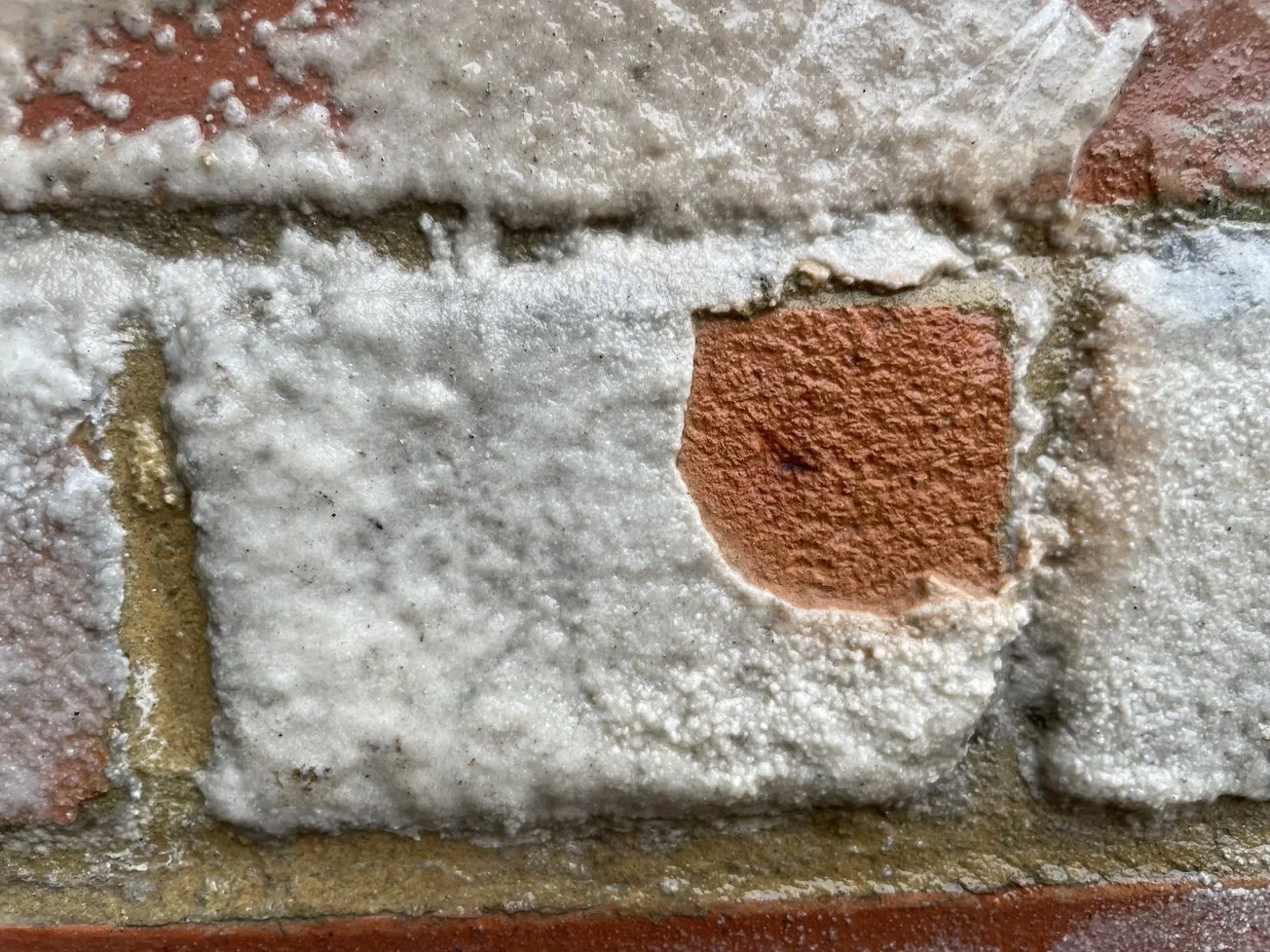removing efflorescence from brick