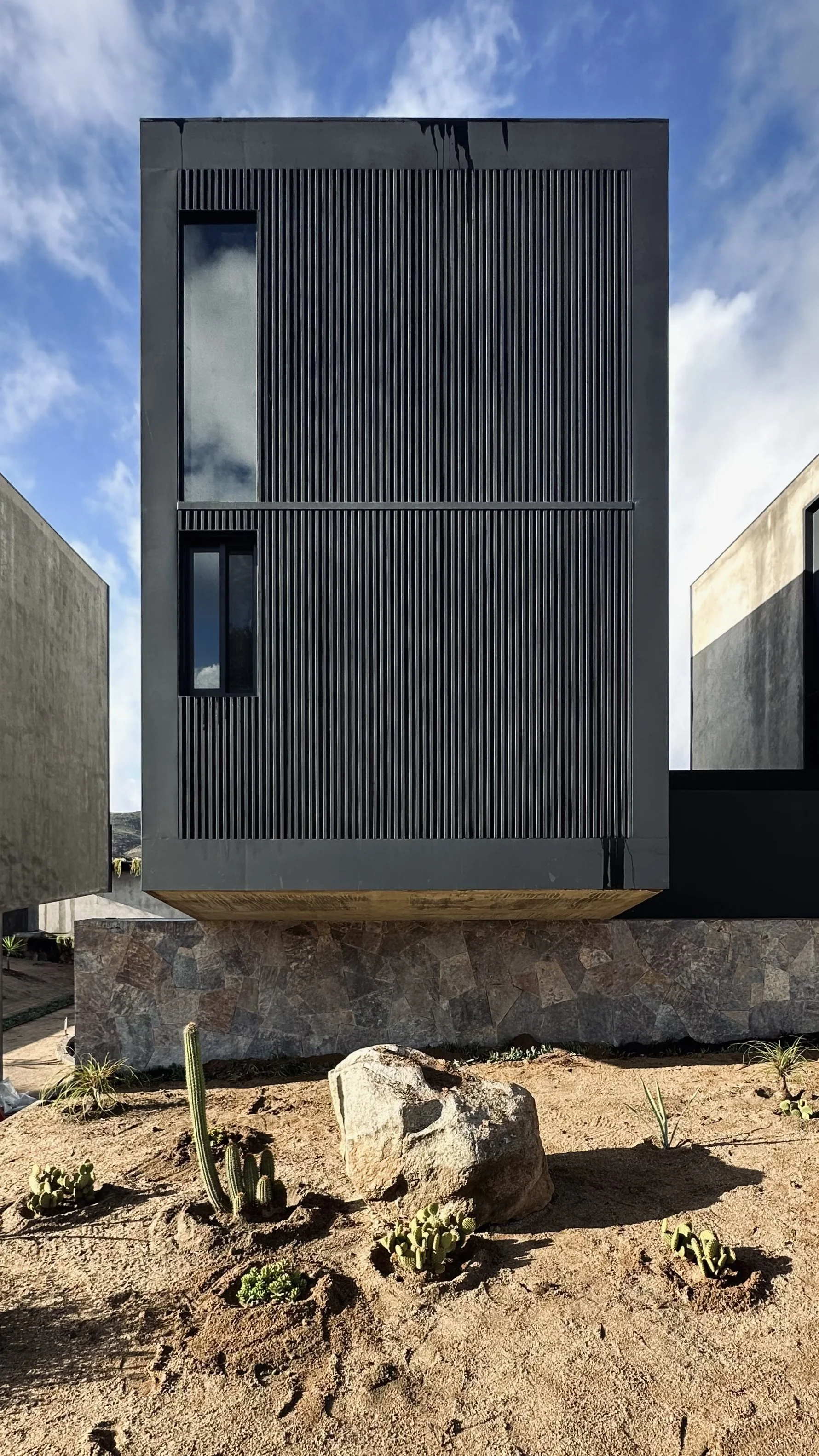 Valle de Guadalupe Mexico Los Angeles Winery Airbnb House Investment Construction Retirement Steel Architecture Modern