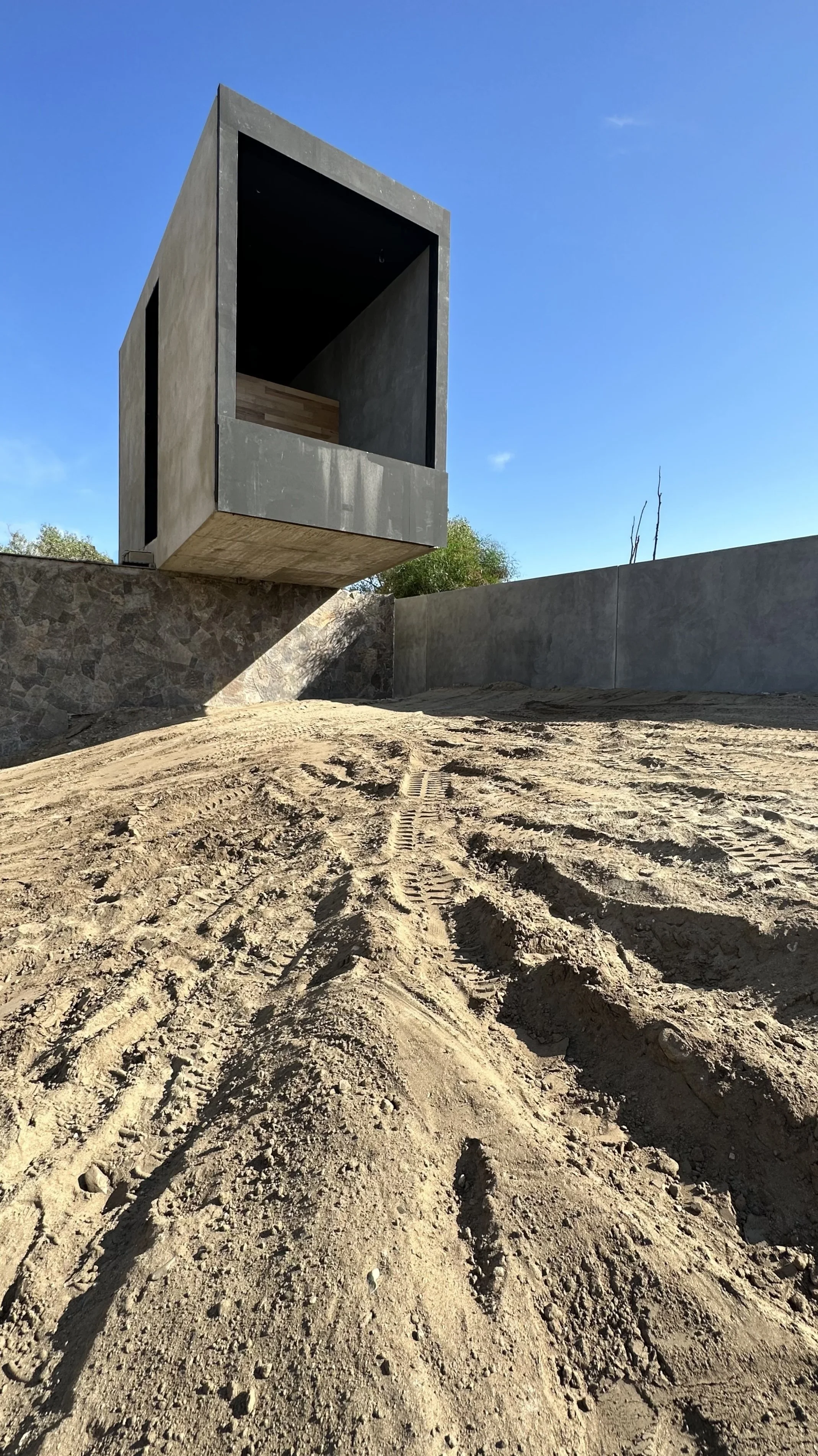 Valle de Guadalupe Mexico Los Angeles Winery Airbnb House Investment Construction Retirement Steel Architecture Modern