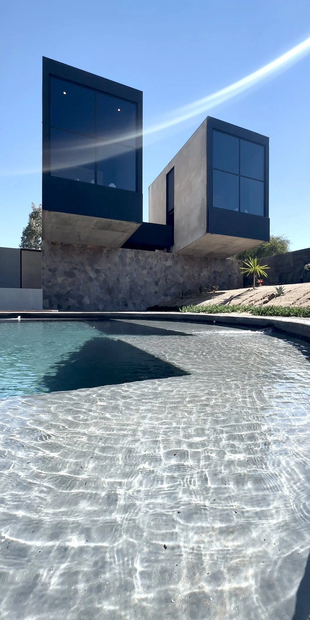 Valle de Guadalupe Mexico Los Angeles Winery Airbnb House Investment Construction Retirement Steel Architecture Modern