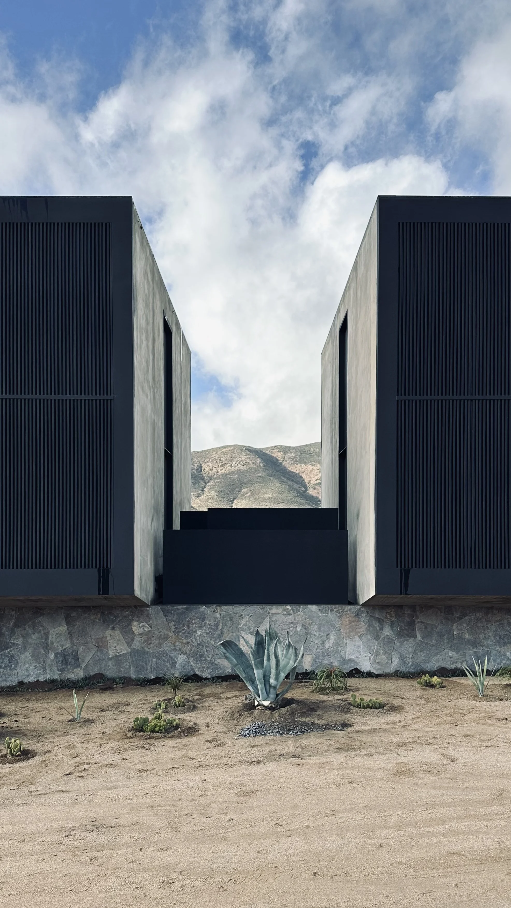 Valle de Guadalupe Mexico Los Angeles Winery Airbnb House Investment Construction Retirement Steel Architecture Modern