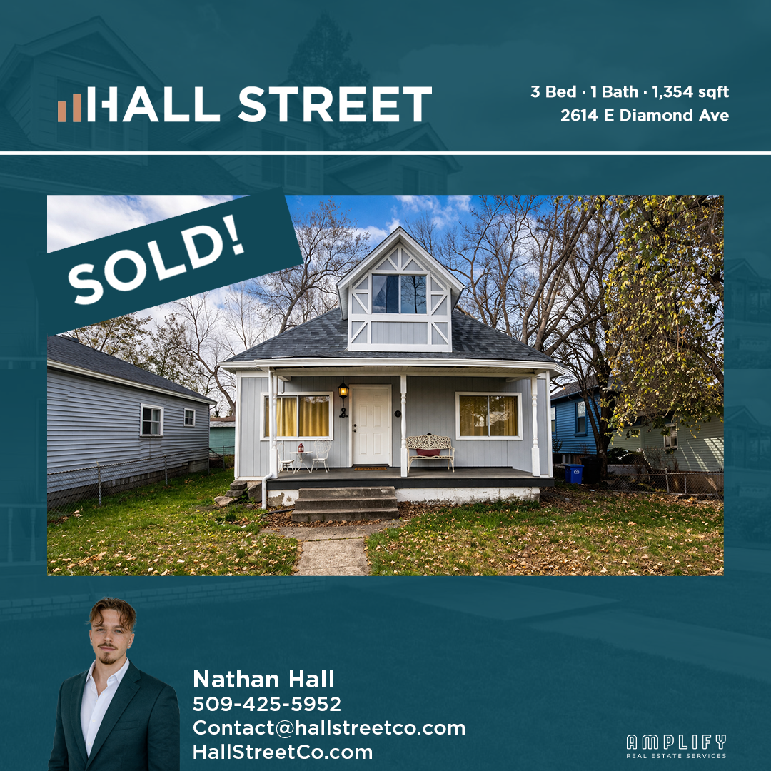 Hall Street real estate investment company showcasing recently sold Spokane Washington homes, wholesale properties, and successful fix and flip projects