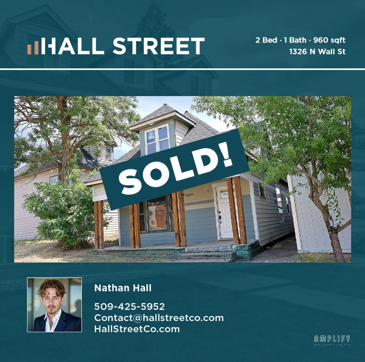 Hall Street Washington real estate company displaying sold investment properties, wholesale deals, and renovated homes in Spokane and surrounding Washington markets