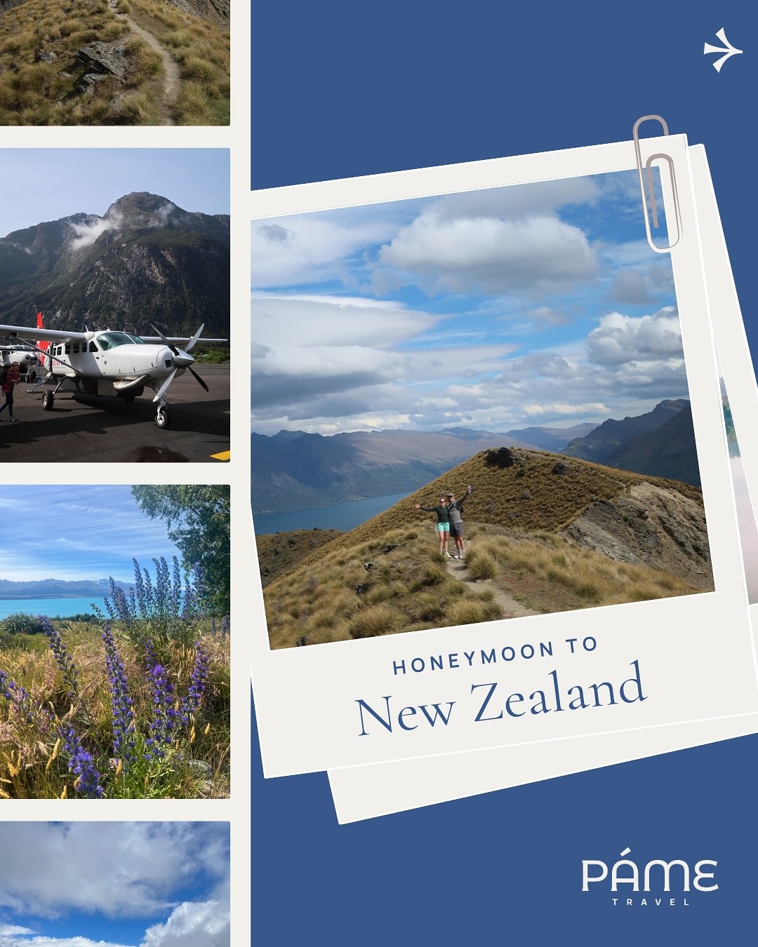 Me when reading through client feedback forms 🥹

Kelley and Ryan sent some kind words after their December honeymoon in New Zealand and I just had to share. Their itienrary was packed full of activities, road trips and enjoying the outdoors together