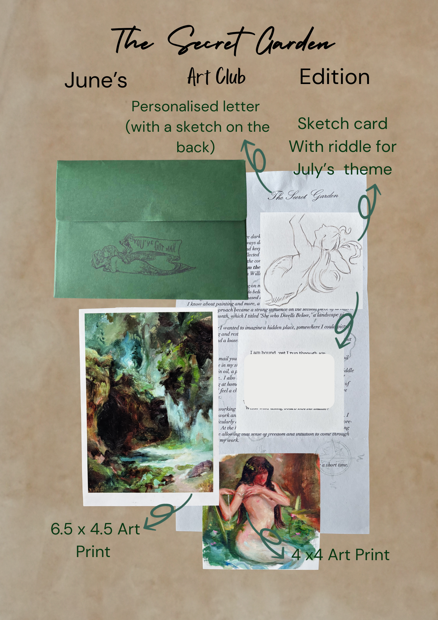 The Secret Garden Art Club - June