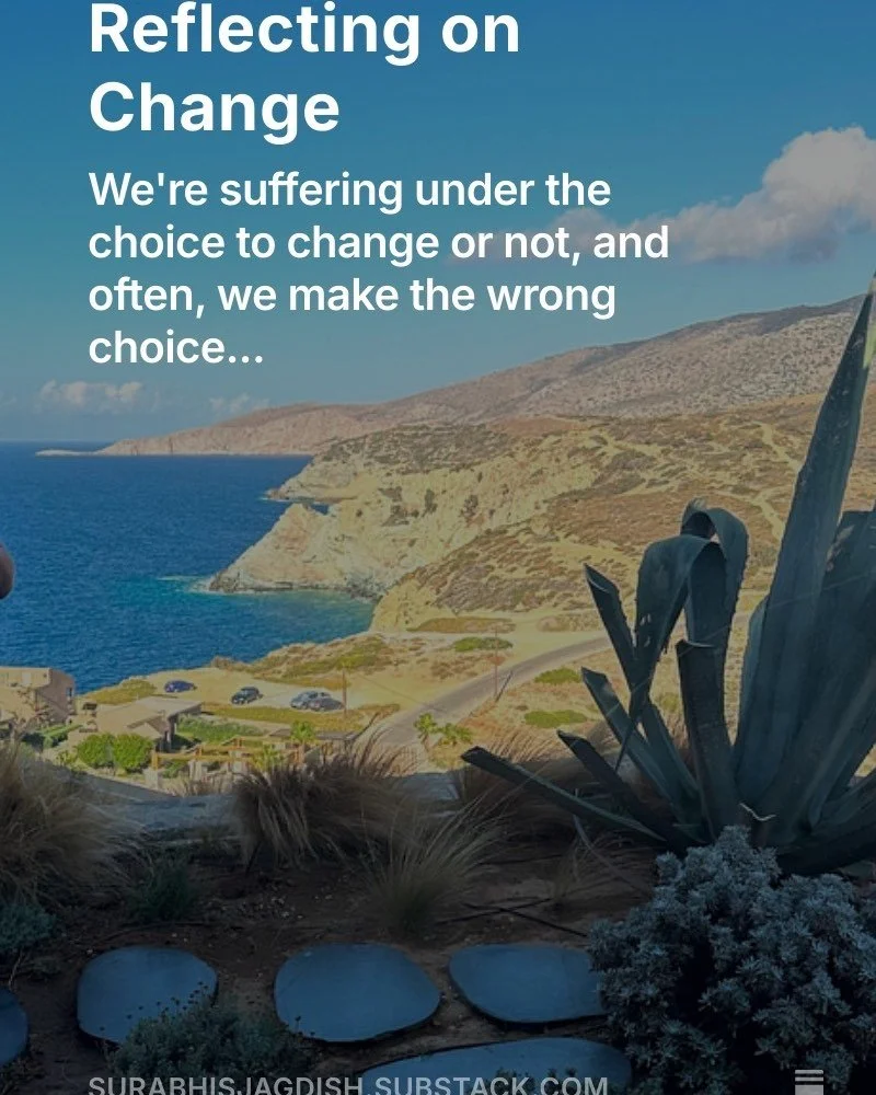 No, time doesn&rsquo;t heal all wounds.
Sometimes the only way through it&hellip; is through it.
New post is up on Substack &mdash; what it takes to actually change. 
🔗 in bio. Go check it out! 

#selfreflection #innerwork #mentalhealth #change #hea