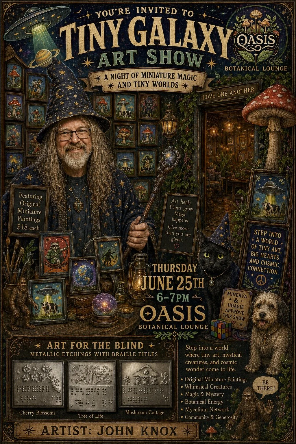 Tiny Galaxy Art Show with John Knox 