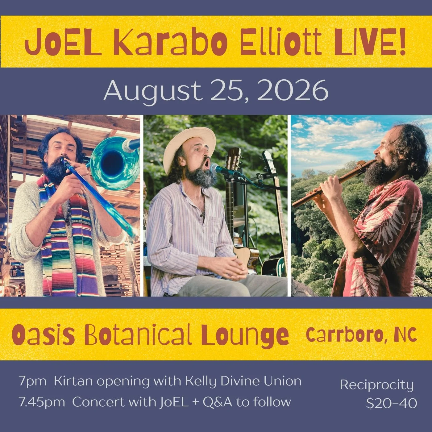 JoEL Karabo Elliott (of Roots Grown Deep) LIVE!