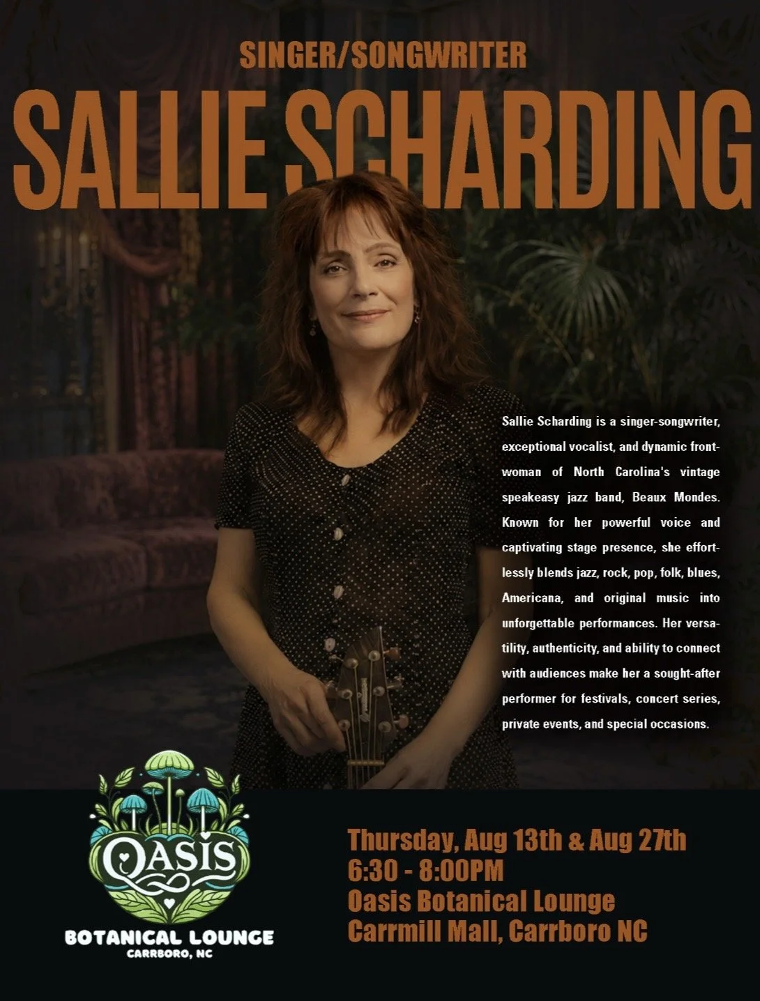 Live Music with Sallie Scharding 
