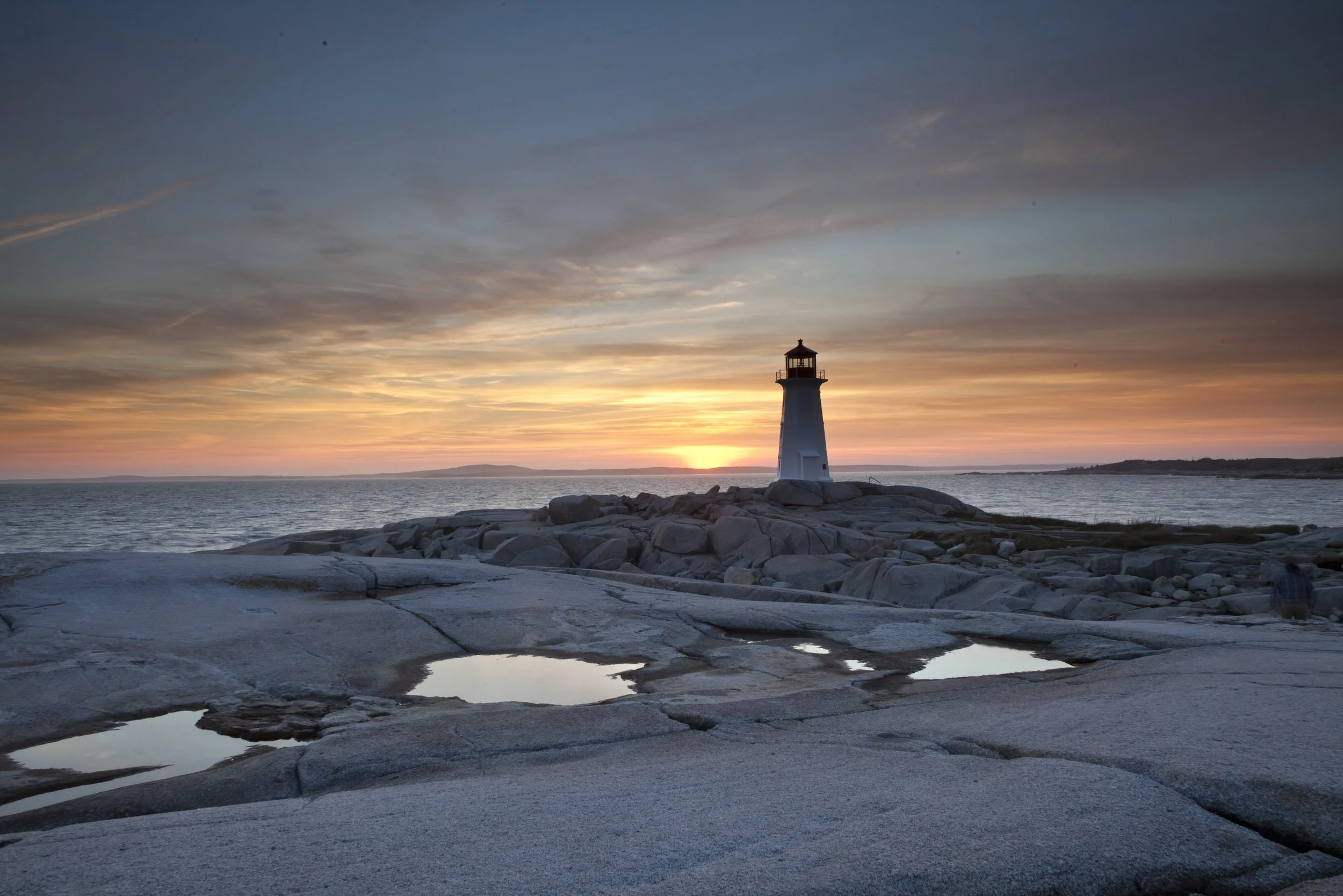 Sunset at Peggys Cove