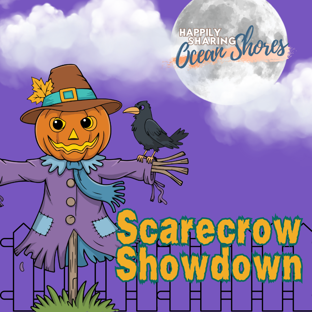 Celebrate Fall Fun 🍂 with our Ocean Shores Scarecrow Showdown! 🌾

Local businesses will be competing for bragging rights with the most creative, "on-brand" scarecrows! Your mission? Go find them all!

Visit: Tour Ocean Shores to see the amazing, wa