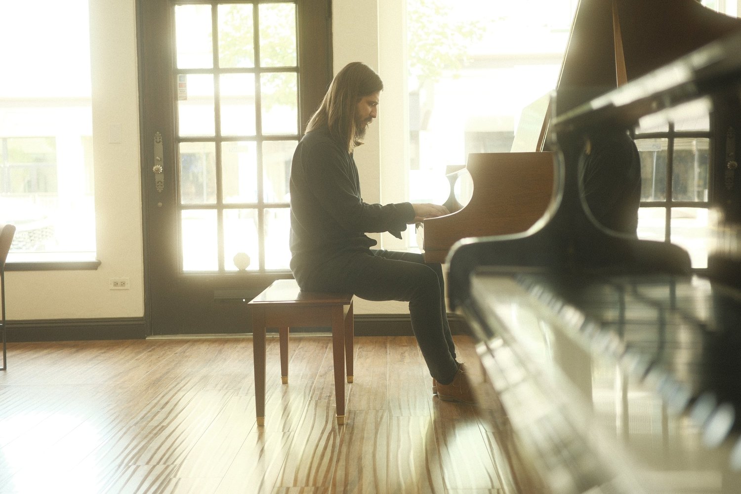 The Schimmel Konzert Series grand piano at PVT Studio, Pasadena